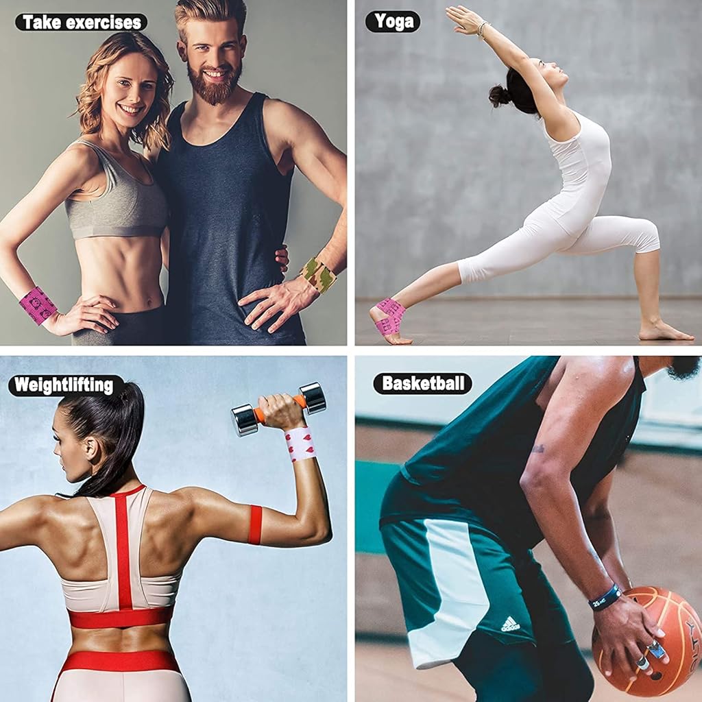 Qpets® Kinesiology Tape for Physiotherapy, Stmandy Vet Tape wrap, wrap Bandage, Adhesive wrap Bandage for The Person or The Pets (Cat, Dogs and Other Animal) who was injure or Have Wound Qpets® Kinesiology Tape for Physiotherapy, Stmandy Vet Tape wrap, wrap Bandage, Adhesive wrap Bandage for The Person or The Pets (Cat, Dogs and Other Animal) who was injure or Have Wound